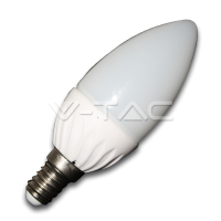 LED лампочка(свеча) - LED Bulb - 4W E14 Candle White